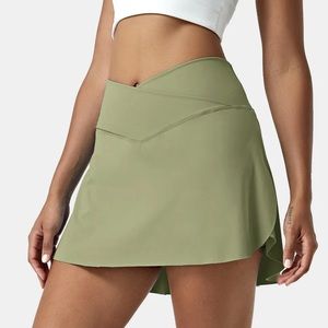 Halara Everyday Cloudful® Air Crossover Side Pocket 2-in-1 Tennis Skirt-Lucid *1